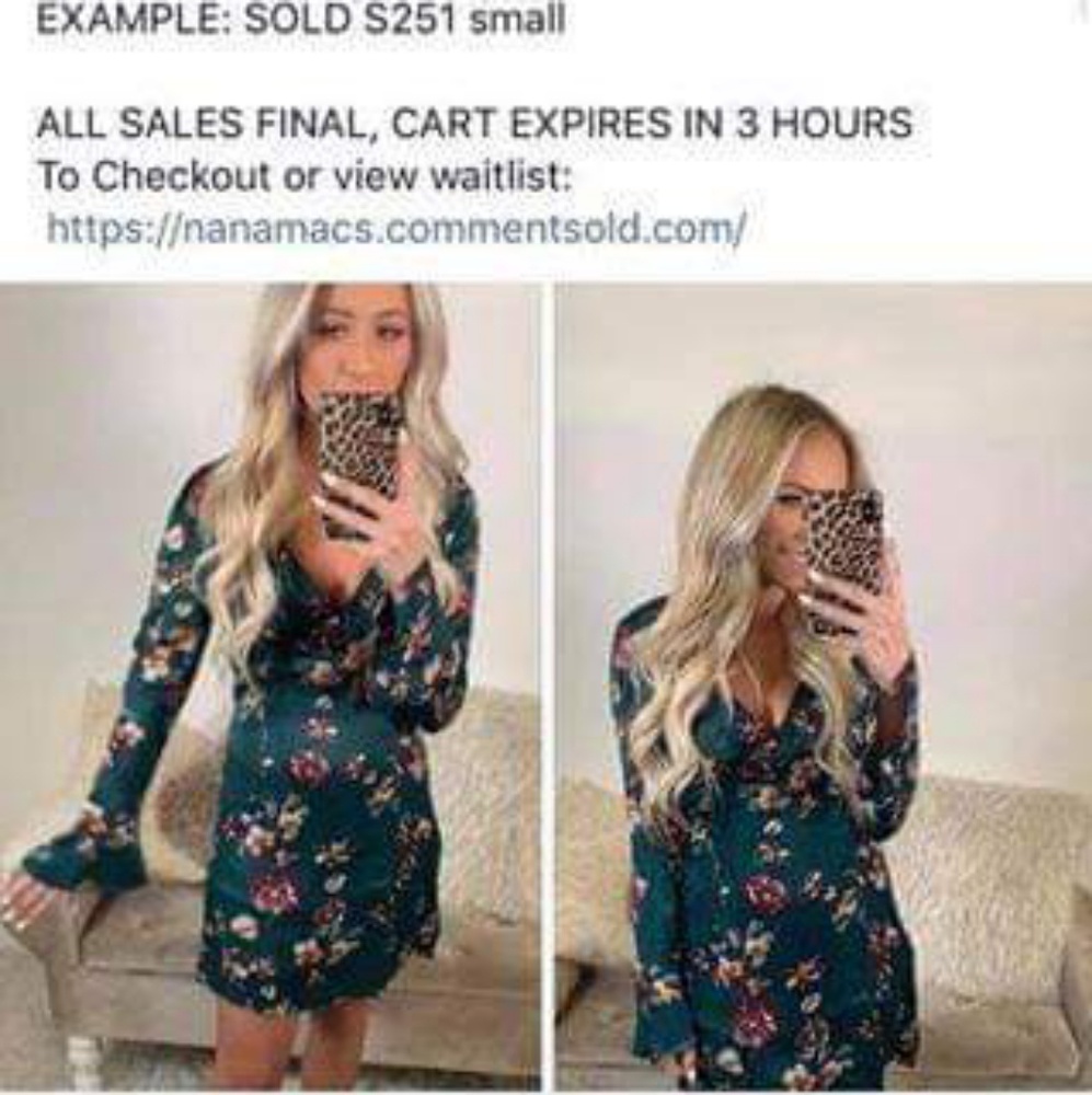 Nanamacs comment sold dress
